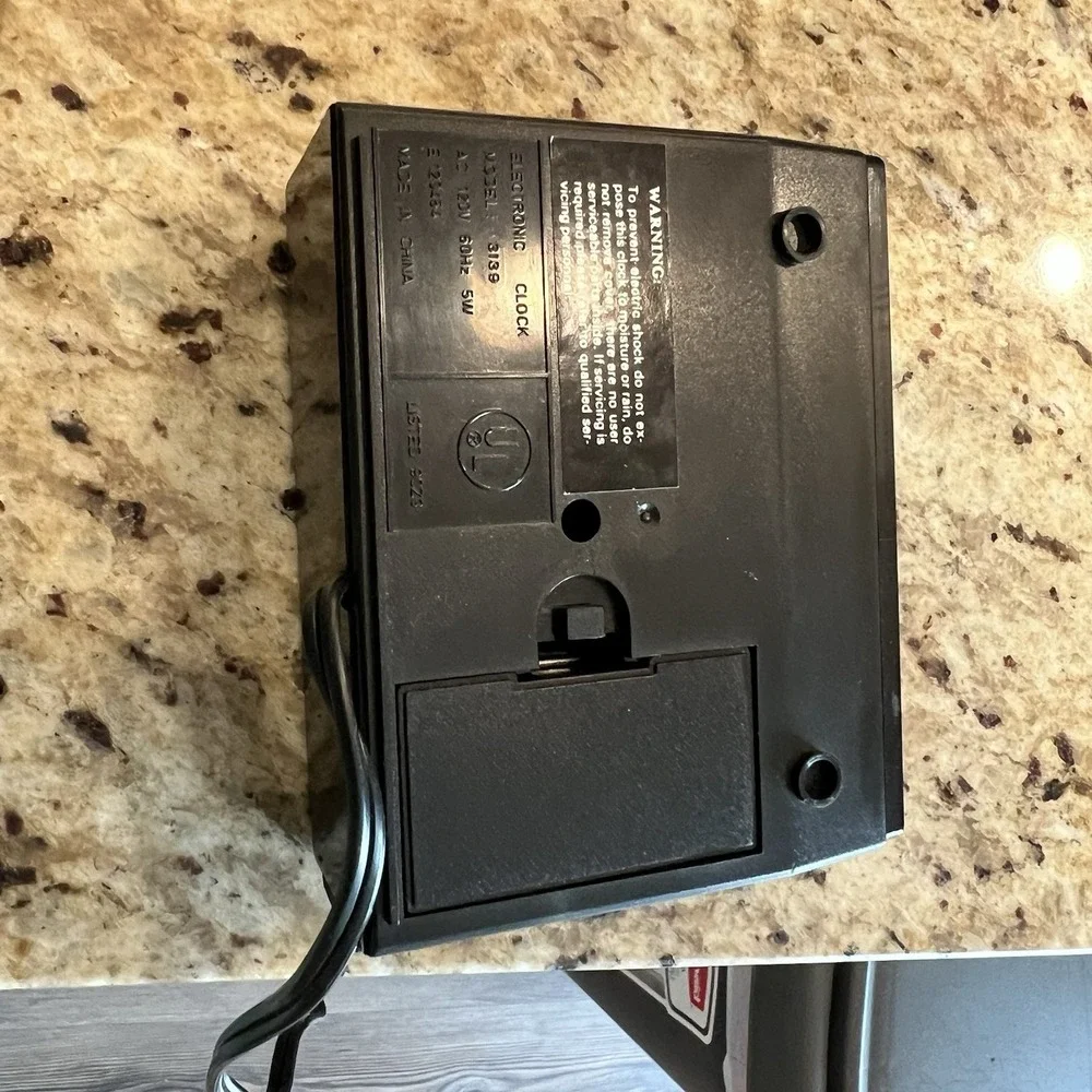 Advance  State Alarm Clock Battery Back Up Tested Works Model 3139